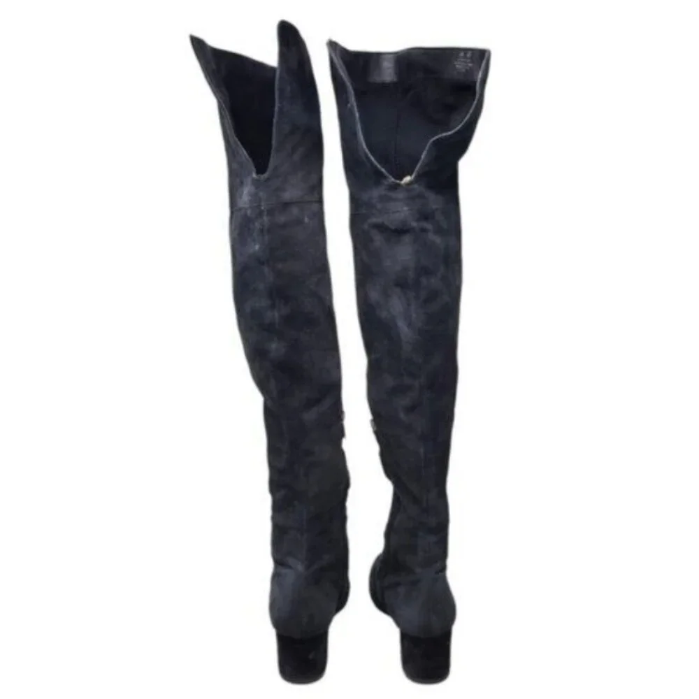 Sam Edelman | Over The knee High Suede Leather Boots Black